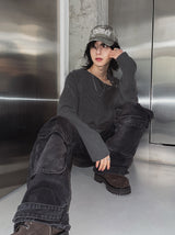 Hands Utility Pocket Cargo Denim