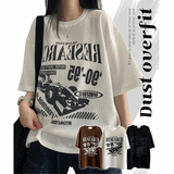 Miz Oversized Fit Short-Sleeved Knit T-Shirt