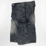 Usual Washing Bermuda Cargo Denim Pants - 5COLOR