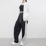 (Unisex) ダビアツーウェイストリングジップアップ