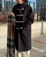 Sand Wool Steady Duffle Coat (Beige)