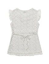FLOWER LACE SLEEVELESS(WHITE)