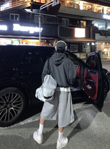 カイパーデイリーポロオーバーフィットライトウェイトフードウィンドブレーカー