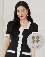 [IVE Leeseo Piercing] Golden Shadow and Ribbon Piercing