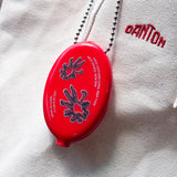 BORN IN CODE Coral Reef Coin Wallet Keyring (Red)