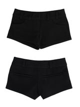 low-rise wool shorts (2color)