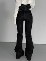 solitude striped bootcut