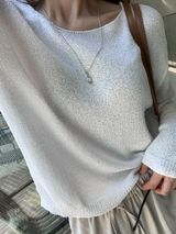 Weekly Summer Boat Neck Knit / 5 colors