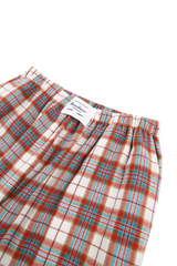 FW PRSレッドブルーチェックパジャマセットアップ