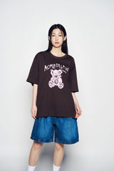 25SS WIDE BASIC DENIM SHORT PANTS BLUE