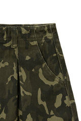 camo mini skirt (khaki)