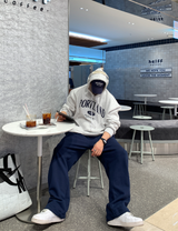 リウピンタックストリングワイドバンディングパンツ