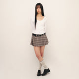 C 90S ラインVネックTシャツ_ホワイト