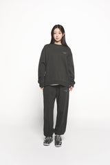 25SS PIGMENT BASIC LOGO SWEATSHIRT CHARCOAL