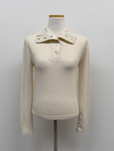 Rivet High Neck Slim Fit T-Shirt