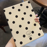 Cute Pet Polka Dot Tablet Pouch & iPad Case