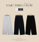 Clean X Bijo Cotton Wide Pants (3color)
