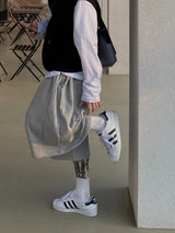 Half Hooded Sweat Vest 2C
