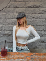 Angie basic off-shoulder long sleeves