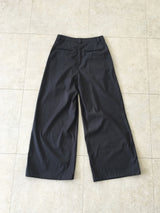 Stud belt wide trousers
