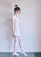 [MADE] Roena Halter-Neck Lace Mini Dress