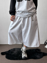 Loin Contrast Keyring Side Pintuck Bermuda Shorts 4 color