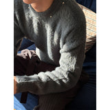 [Unisex] スタッドアンゴラニット(3color)