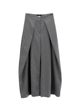 ピンベルストライプマキシパンツ