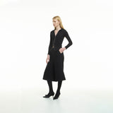  slim-fit zipper cardigan