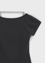[MADE] ピエタホルターレイヤード半袖Tシャツ (Modal 38%)