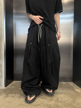 リンワークリベットピンタックバルーンパンツ