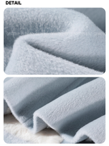 Cloud muffler toggle mink long coat