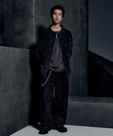 R.C DENIM BDU JACKET - WASHED BLACK