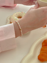 Jelly Bunny Beads Initials Bracelet