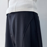 Center Seam 3D Curved Trousers