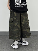 camo cotton skirt pants