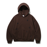 Echo Rune Crop Hoodie (BROWN)