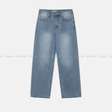 LMN Abe Slab Wide Denim Pants (2 colors)