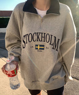 Stockholm half zip-up - mtm