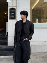 Avan straight rivet slacks
