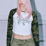 アーカイブラグランロングスリーブTシャツ