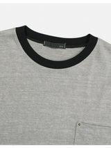 Crop pigment ringer tee