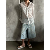 [S/S] Lace see through shirts (2color)