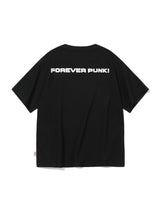 フロッキングデビルハートTシャツ - [ブラック]