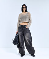 85-VIVAJ019 Mesh Round Knit 6color