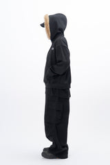 Rebe Raccoon Hooded Zip-Up