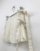 Dura Pleats Wrap Skirt (2color)