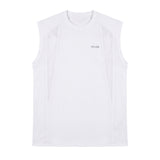 VYLON Logo white sleeveless top