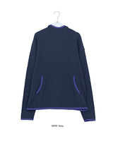 [unisex] シャーン オーバーフィット ワッフル ジッパー フーディー