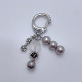 [MADE] flower ball keyring